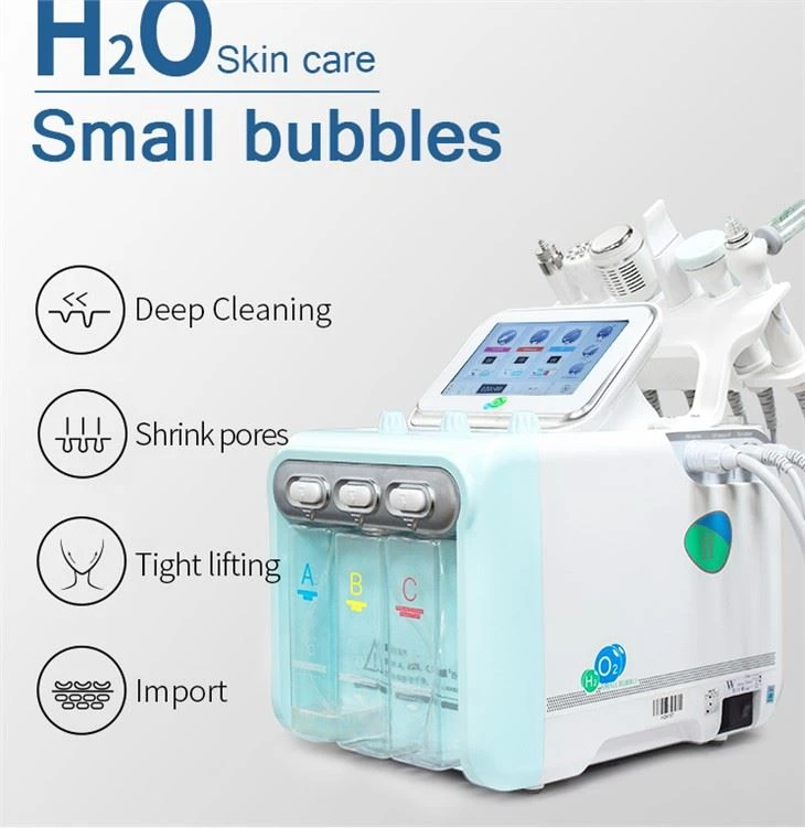 Multy-functinal  Small Bubble Machine For Skin Care And Rejuvenation