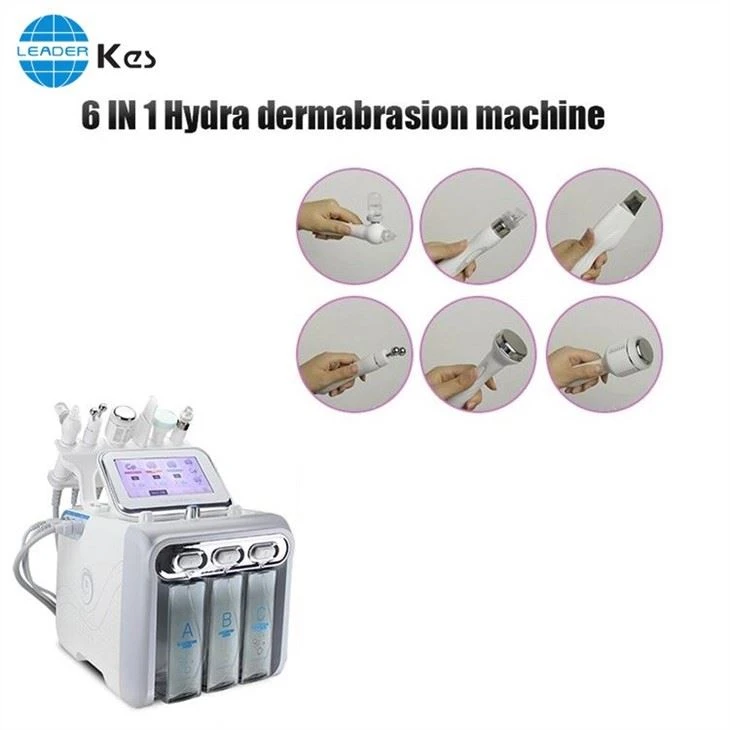 Popular H2o2 s 6 In 1 Deep Cleaning Water Oxygen Machine Jet Peel Oxygen Facial Machine