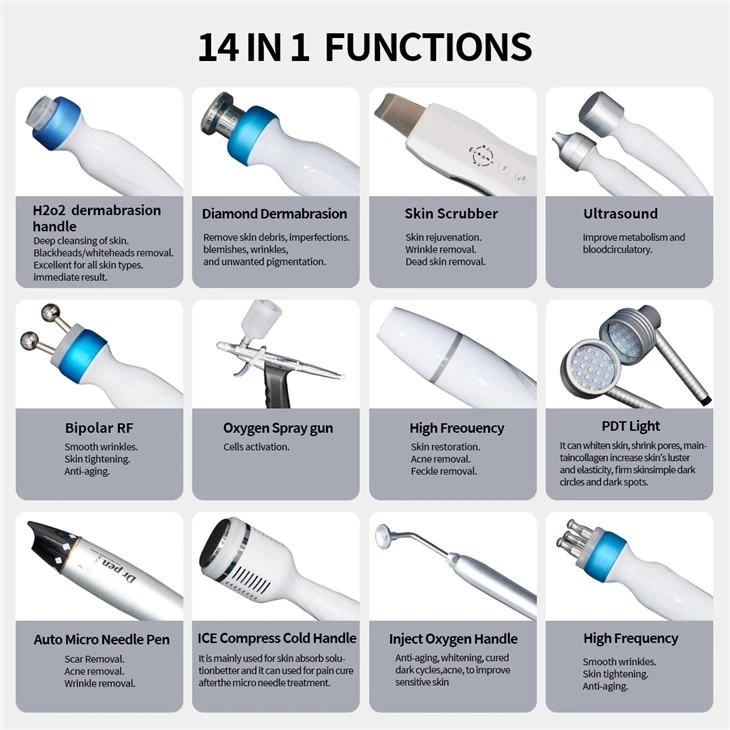 The Basic And Classic Beauty Machine For H2O2 Skin Care factory